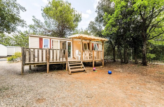 Camping Les Lacs du Verdon **** - Mobil-home Classic 3 rooms 4 adults + 2 children air-conditioned