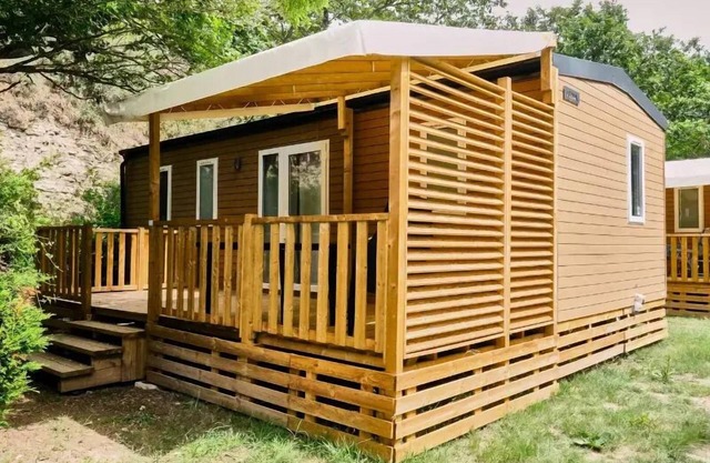 Ludo Camping Parc *** - Aire acondicionado Privilege Mobil Home 4 habitaciones 6 personas