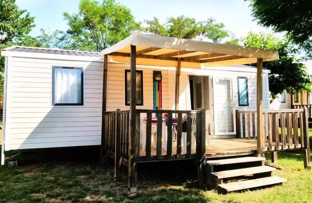 Camping maeva Escapades Ludo Parc *** - Cozy 4 Room Mobile Home 6 People Air Conditioned