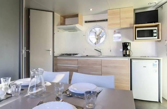 Camping Paradis le Vallespir*** - Mobile home Pimevere 3 rooms 4 adults + 1 child