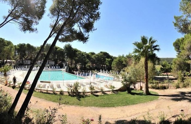 Residencial Camping La Pinède **** - Casa móvil Tamaris 4 Habitaciones 6 Personas vacaciones