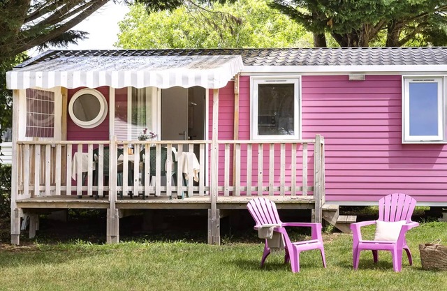 Camping Romanée L'Evasion**** - Mobile home CONFORT - 3 bedrooms - Clim. 6 persons