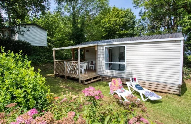 Camping Sunêlia Le Séquoia **** - Mobil home Prestige 32m² 2 chambres - climatisation 5 personnes