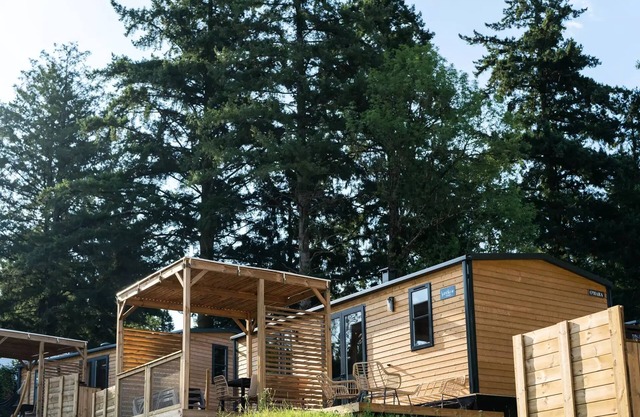 Camping Sunêlia Le Séquoia **** - Mobil-Home Sunelia Luxe 32m² 2 chambres - Climatisé 4 personnes