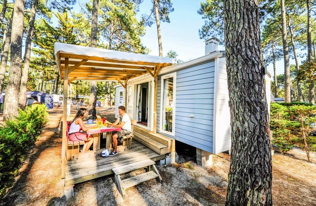 Camping Domaine de La Marina **** - Casa móvil 3 habitaciones 4/6 personas