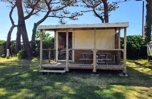 Campsite Kerlaz *** - Bungalow Lodge Ocean 3 Rooms 5 People