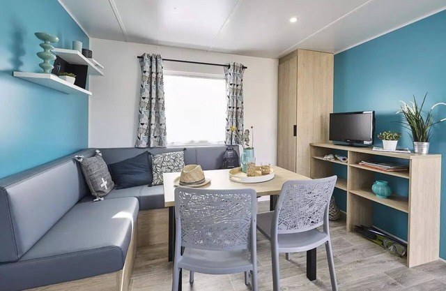 Acampar Baie Térénez *** - Casa móvil 3 habitaciones 4 Personas