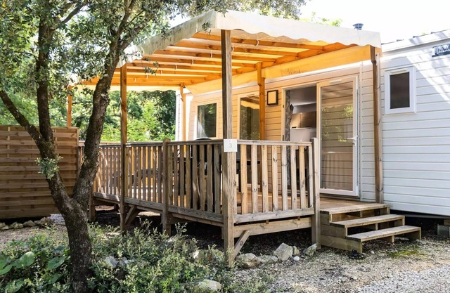 Campsite La Buissière *** - Mobil home Comfort XL SPA - 2 bedrooms 4 people