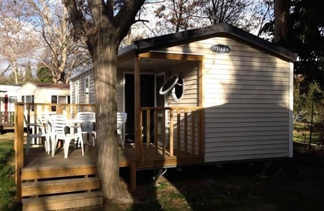 Campsite La Garenne*** - Comfort mobile home 3 rooms 4/6 people Semi-covered terrace