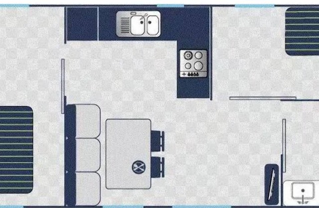 Camping Landes Azul **** - Casa móvil PMR 3 habitaciones 4 Personas