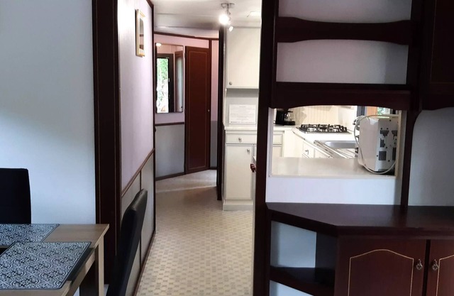 Campsite Les Jardins d'Estavar*** - Mobile home English Vintage Style 4 rooms 6 people