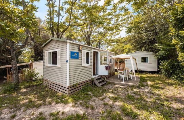 Campsite Les Rives du Luberon **** - Mobil-home Classic 3 rooms 4 people air conditioned