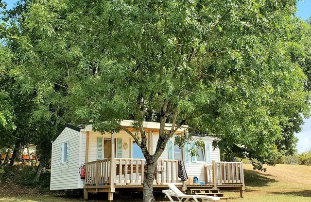 Campsite Nature Le Valenty *** - Mobil home 2 bedrooms panoramic Dordogne air conditioned 6 people