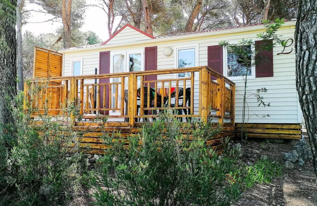 Residencial Camping La Pinède **** - Casa móvil Oceane 3 habitaciones 4 Personas vacaciones
