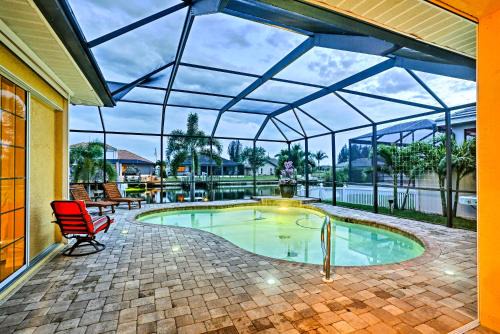 Cape Coral House with Private Dock, Pool and Bar!