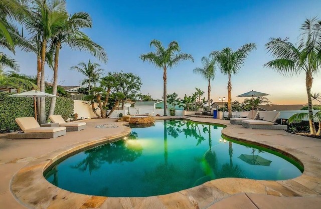 Carlsbad Oceanview Luxury Home w/ Private Pool, Spa, Outdoor Kitchen & Grill