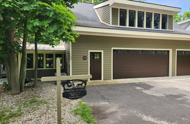 Carriage House guest house located in quaint FISHTOWN, Leland, Michigan, US