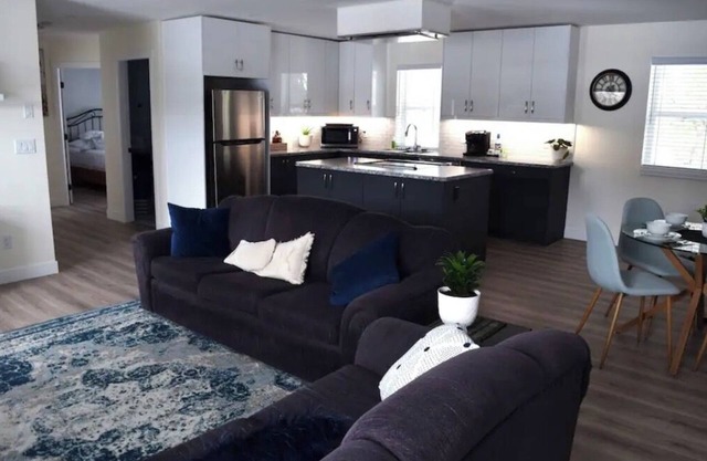 Carriage house with electric car charger