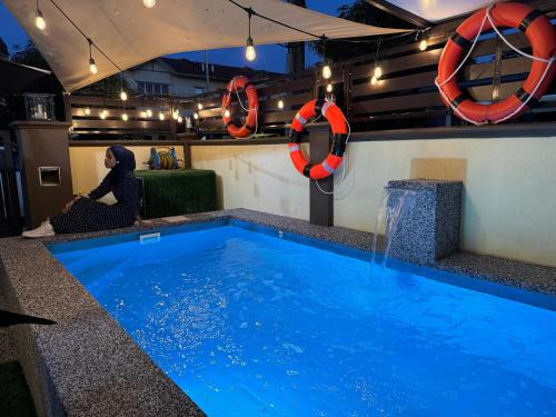Casa AishAina w Private Pool - SHAH ALAM Mslim0nly