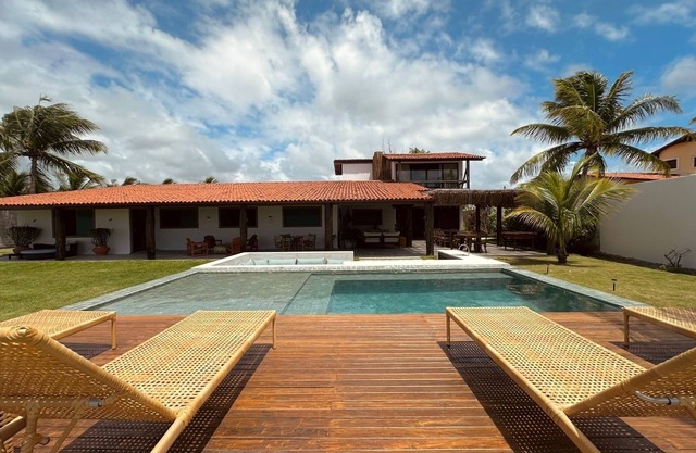 Casa junto al mar en Porto da Rua (cerca de São Miguel dos Milagres)