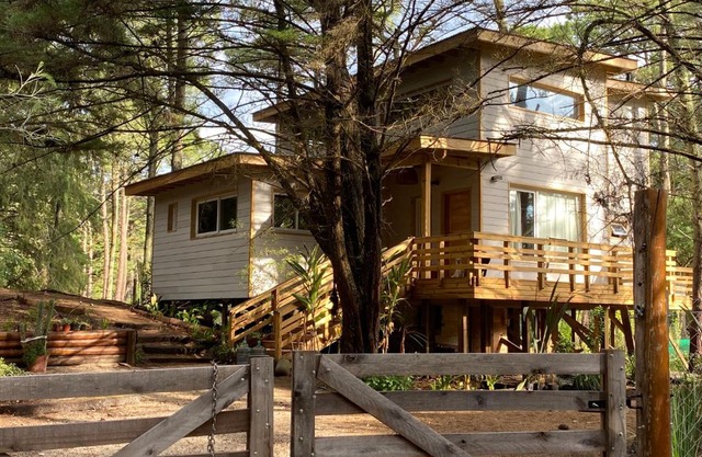 Casa con tiny house