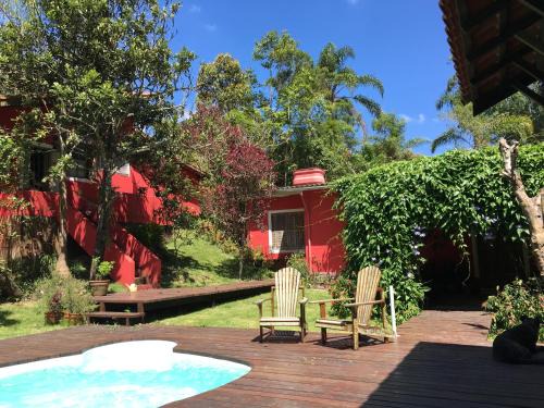 Casa Crudo, PRIVACIDADE NA MATA ATLÂNTICA, piscina, trilhas e descanso