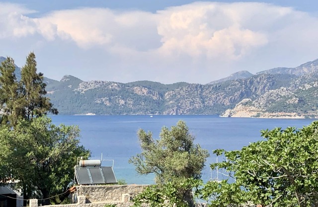 Impresionante vista al mar de Casa Daphne, a 200 metros de la playa y del centro de Selimiye Village