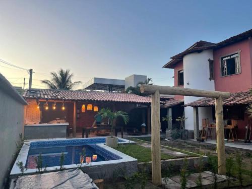 Casa de Praia piscina -60 m da praia, 3/4 Cond.