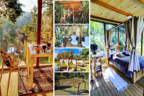 Casa de Vidro II com Lago, cachoeira, piscina, caiaque, escorrega no Lago - 90km de São Paulo