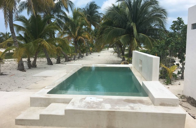 Casa del Palmar, en la playa, Telchac Puerto Yucatan