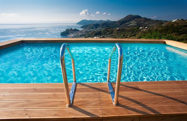 Casa Nostra, stunning, elegant villa in Lipari with pool