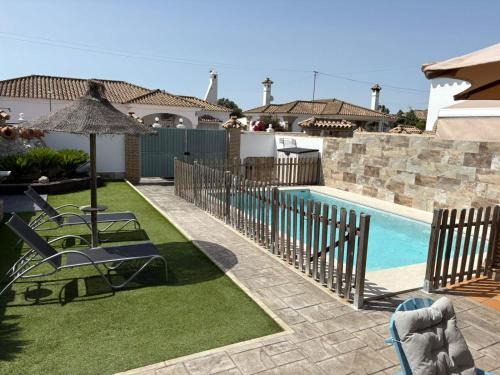 Casa piscina Privada Vallada & Barbacoa A&C