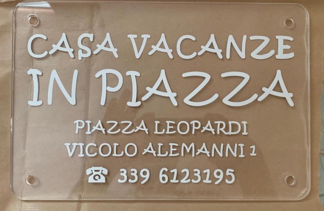 Casa vacanze "In Piazza" Recanati