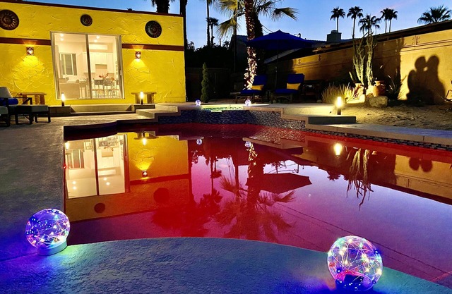 CASA VERBA in Palm Desert at EL PASEO ! 1BD 1BA, Private Pool, Mountain Views!