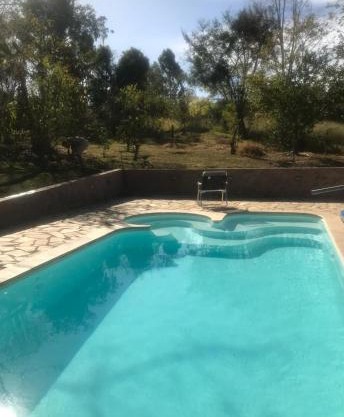 Casinha de campo na mata preservada