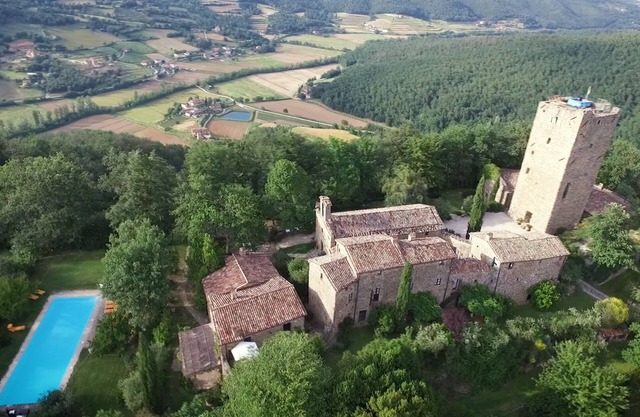 Castello del Falco es el lugar ideal para reuniones familiares, reuniones o celebraciones
