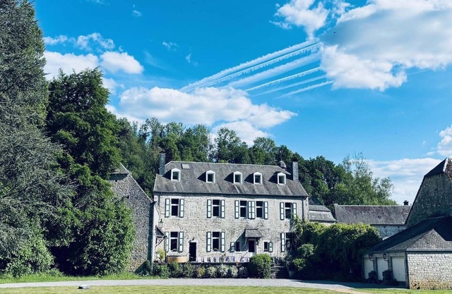Castillo en Ferrières con Jardín Estanque