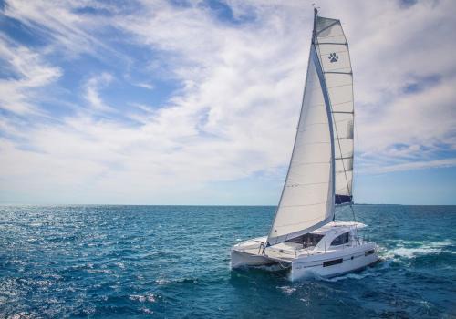 Catamarán en san Blas