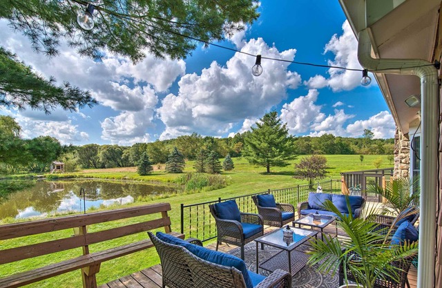 Catskills Farmhouse Getaway w/ Private Pond