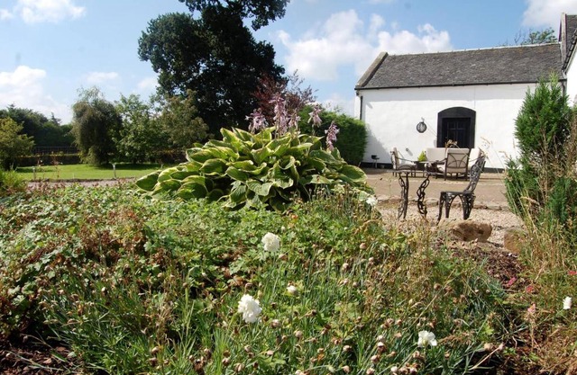Central Scotland Country Side With Outdoor Bbq Hut