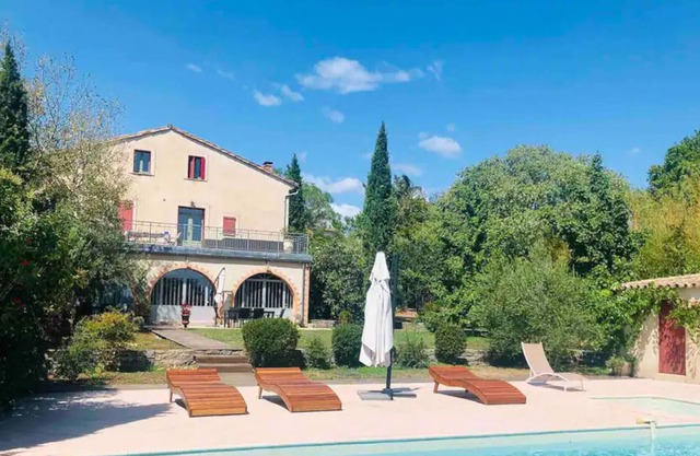 Cévennes farmhouse, large garden and swimming pool