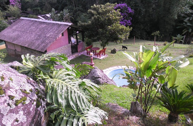 Chale en el sitio Kereruá con piscina y barbacoa exclusiva