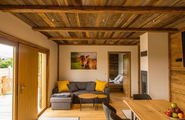 Chalet am Ölberg mit Badefass und Altholzsauna