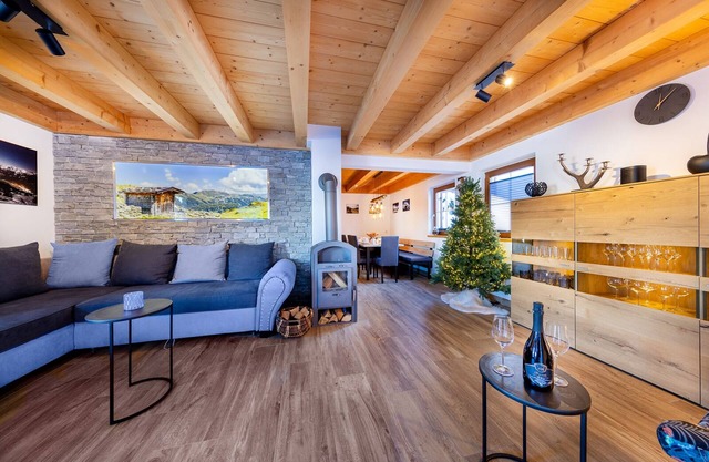 Sala de estar en Silberleiten - En la estación de esquí Zillertal Arena a la placa de Gerlos