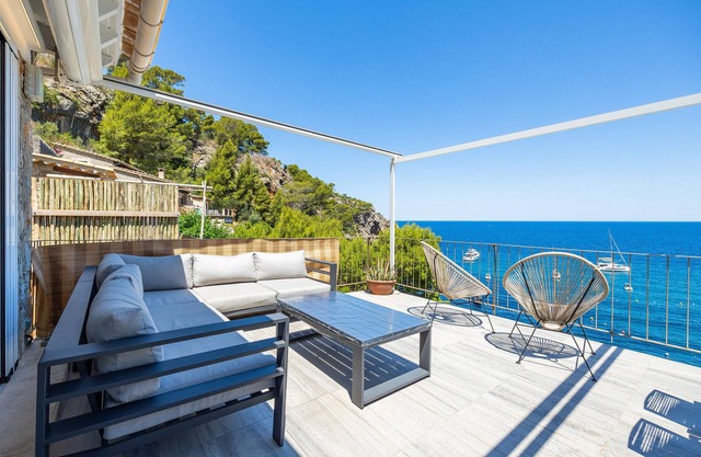 Chalet 'Ca La Dolors Deià' con vistas al mar, Wi-Fi y aire acondicionado