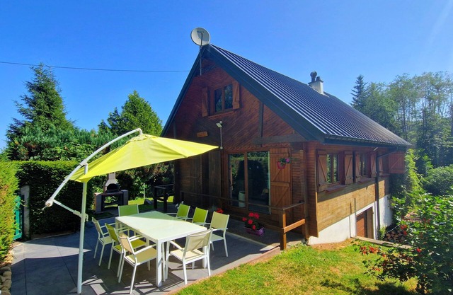 Chalet de l'écureuil, petanque ground in the Vosges mountains near Gérardmer and Alsace