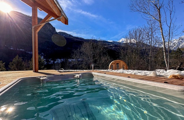 Ecrin des Vignes-Chalet-Exclusivo-Baño en la habitacion-Vista a la Montana