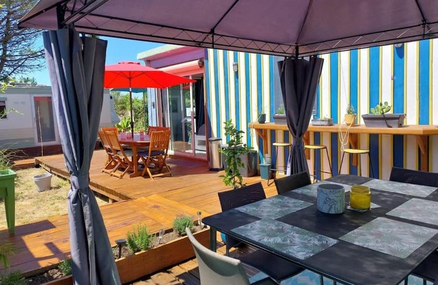 Chalet en bois, idéalement situé prés de la plage des Seulieres