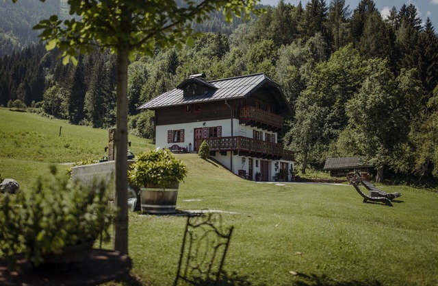 Chalet 'Hinterweiding Gut' con vistas a la montaña, jardín y Wi-Fi