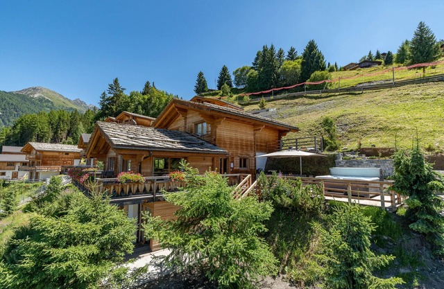 Vivienda de vacaciones bonita y de lujo en La Tzoumaz, 4 Vallees, Suiza para 13 personas